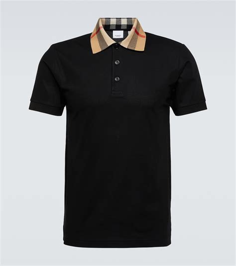 mens burberry slim fit polo|burberry check and cut polo shirts.